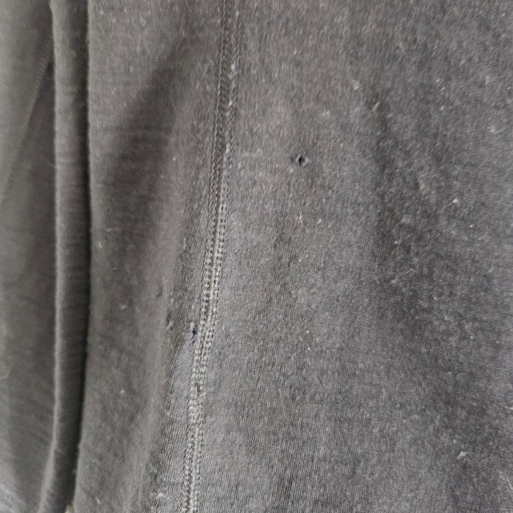 Women's Black Merino Wool Zip-Up Hoodie Jacket - Picture 6 of 12